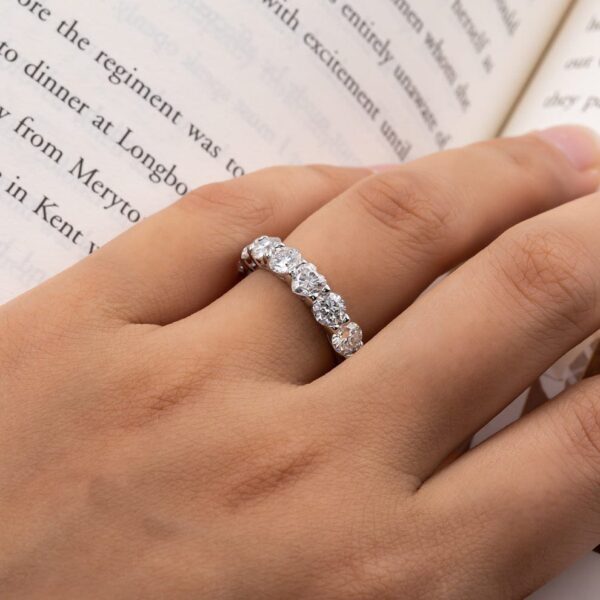 Aliança Amor Eterno Moissanite LJ - Imagem 2