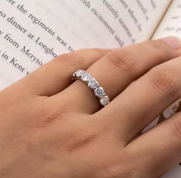 Aliança Amor Eterno Moissanite LJ - Imagem 4