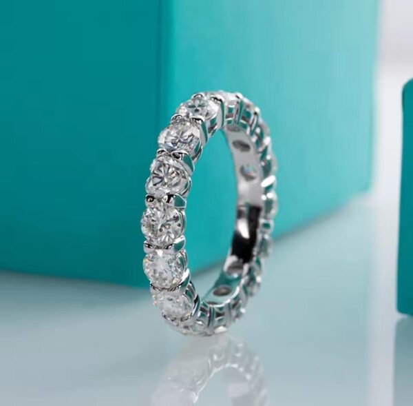 Aliança Amor Eterno Moissanite LJ - Imagem 6
