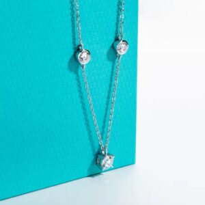 Colar 3 quilates moissanite